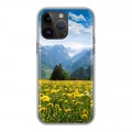 Дизайнерский пластиковый чехол для Iphone 14 Pro Max горы