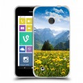 Дизайнерский пластиковый чехол для Nokia Lumia 530 горы