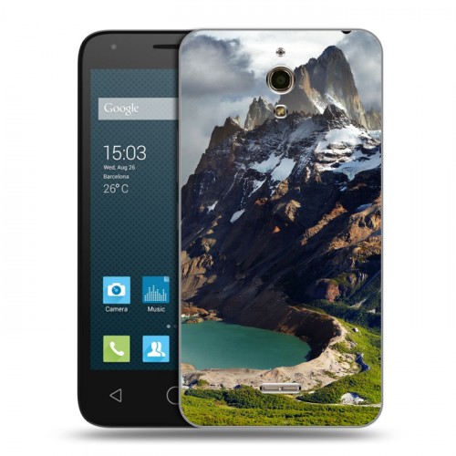 Дизайнерский силиконовый чехол для Alcatel One Touch Pixi 4 (6) горы