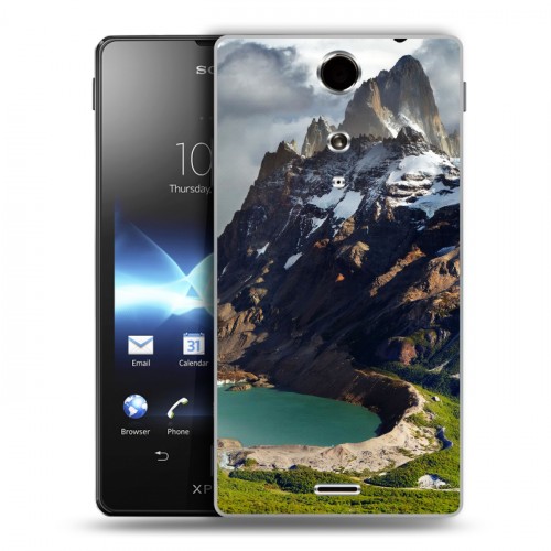 Дизайнерский пластиковый чехол для Sony Xperia TX горы