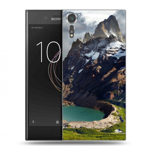 Дизайнерский пластиковый чехол для Sony Xperia XZs горы