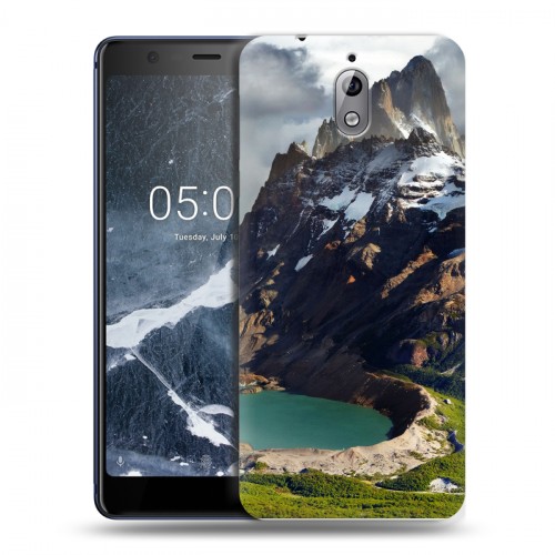 Дизайнерский силиконовый чехол для Nokia 3.1 горы