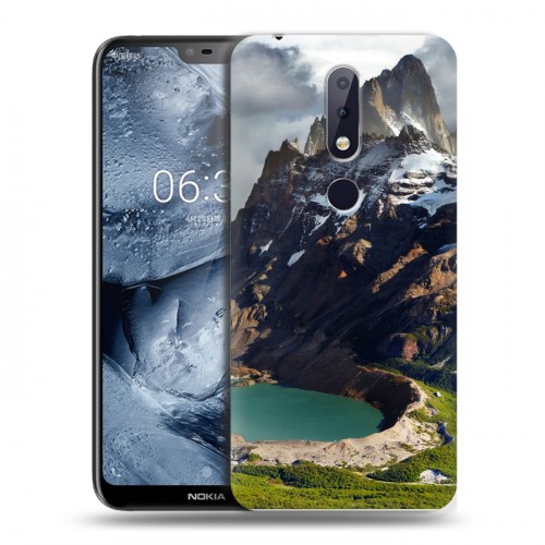 Дизайнерский пластиковый чехол для Nokia 6.1 Plus горы