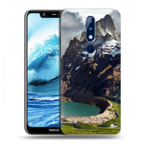 Дизайнерский пластиковый чехол для Nokia 5.1 Plus горы