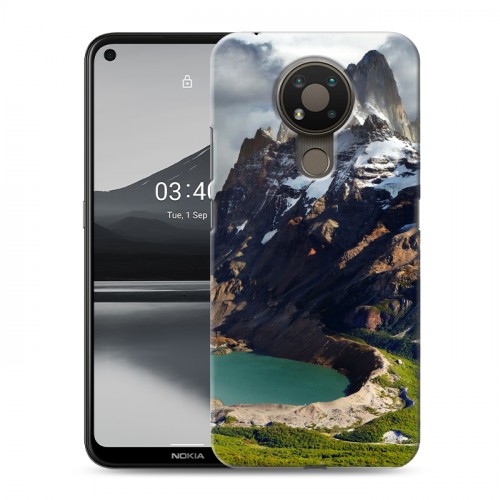 Дизайнерский силиконовый чехол для Nokia 3.4 горы