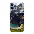 Дизайнерский пластиковый чехол для Iphone 13 Pro Max горы