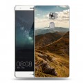 Дизайнерский пластиковый чехол для Huawei Mate S горы