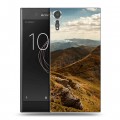 Дизайнерский пластиковый чехол для Sony Xperia XZs горы