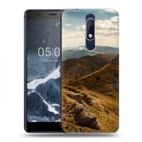 Дизайнерский пластиковый чехол для Nokia 5.1 горы