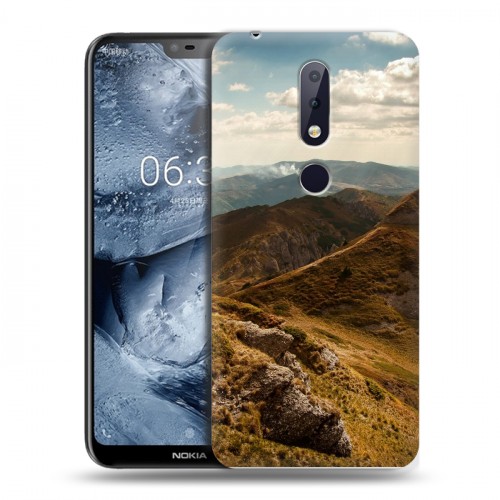 Дизайнерский пластиковый чехол для Nokia 6.1 Plus горы