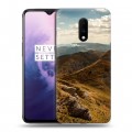 Дизайнерский пластиковый чехол для OnePlus 7 горы