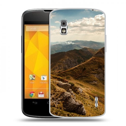 Дизайнерский пластиковый чехол для LG Google Nexus 4 горы