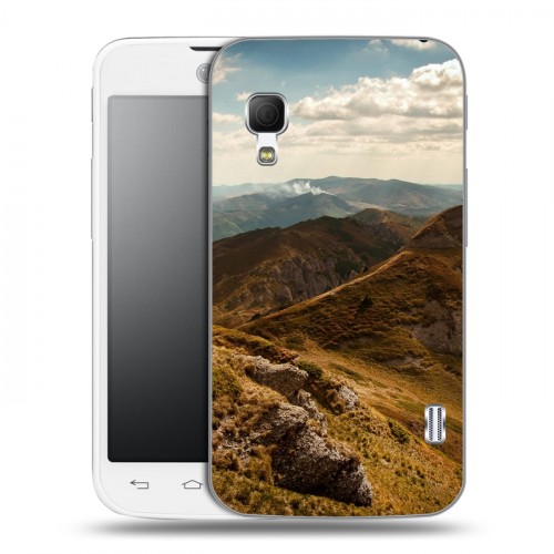 Дизайнерский пластиковый чехол для LG Optimus L5 2 II горы