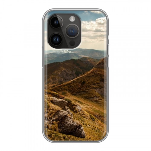Дизайнерский силиконовый чехол для Iphone 14 Pro горы