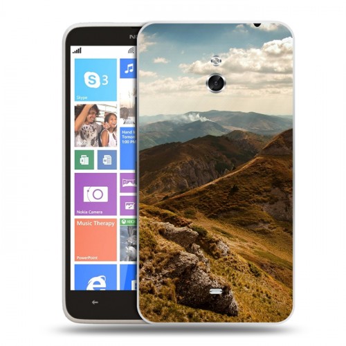 Дизайнерский пластиковый чехол для Nokia Lumia 1320 горы