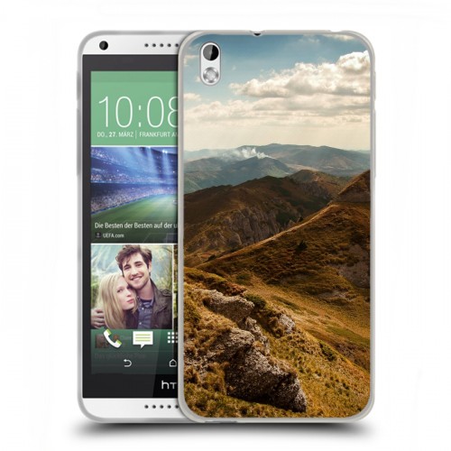 Дизайнерский пластиковый чехол для HTC Desire 816 горы