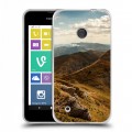 Дизайнерский пластиковый чехол для Nokia Lumia 530 горы