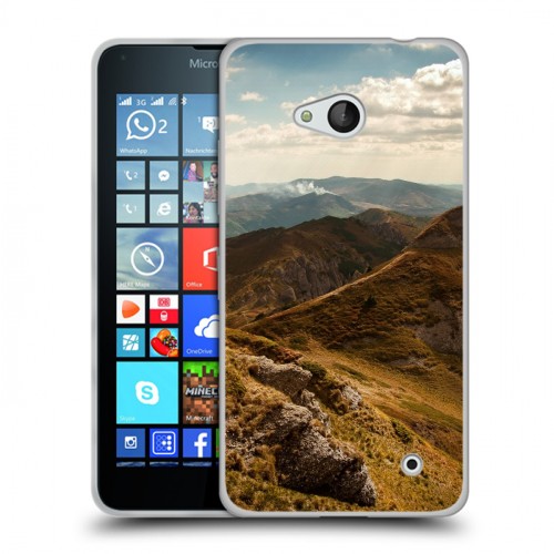 Дизайнерский пластиковый чехол для Microsoft Lumia 640 горы