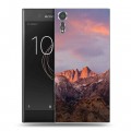 Дизайнерский пластиковый чехол для Sony Xperia XZs горы