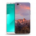 Дизайнерский пластиковый чехол для OPPO A83 горы