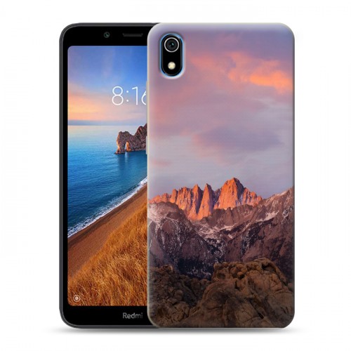 Дизайнерский силиконовый чехол для Xiaomi RedMi 7A горы