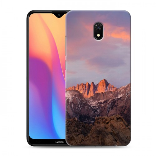 Дизайнерский силиконовый с усиленными углами чехол для Xiaomi RedMi 8A горы