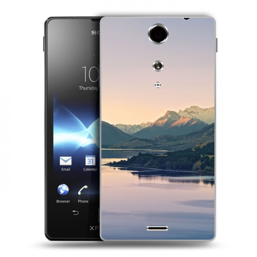 Дизайнерский пластиковый чехол для Sony Xperia TX горы