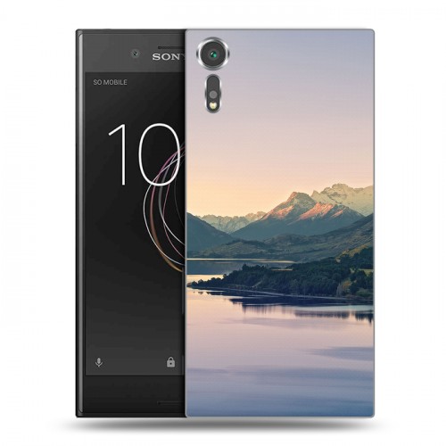 Дизайнерский пластиковый чехол для Sony Xperia XZs горы