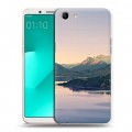 Дизайнерский пластиковый чехол для OPPO A83 горы