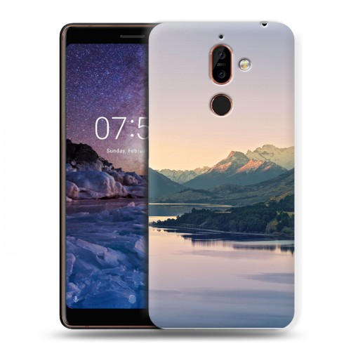 Дизайнерский пластиковый чехол для Nokia 7 Plus горы