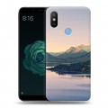 Дизайнерский силиконовый чехол для Xiaomi Mi A2 горы