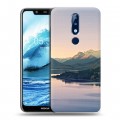 Дизайнерский пластиковый чехол для Nokia 5.1 Plus горы