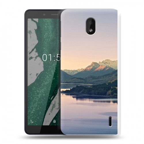 Дизайнерский силиконовый чехол для Nokia 1 Plus горы