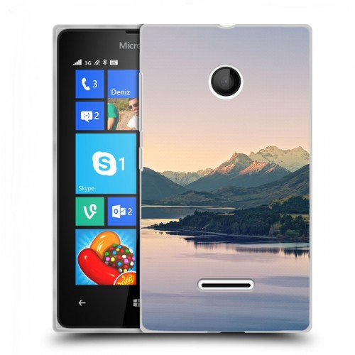 Дизайнерский пластиковый чехол для Microsoft Lumia 435 горы