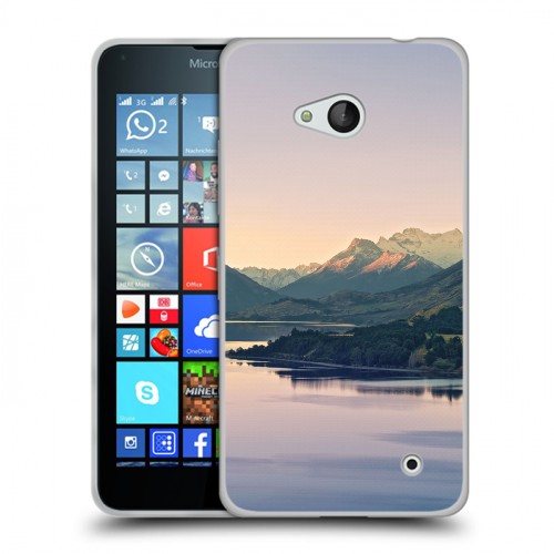 Дизайнерский пластиковый чехол для Microsoft Lumia 640 горы