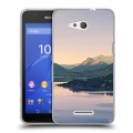 Дизайнерский пластиковый чехол для Sony Xperia E4g горы