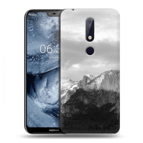 Дизайнерский пластиковый чехол для Nokia 6.1 Plus горы