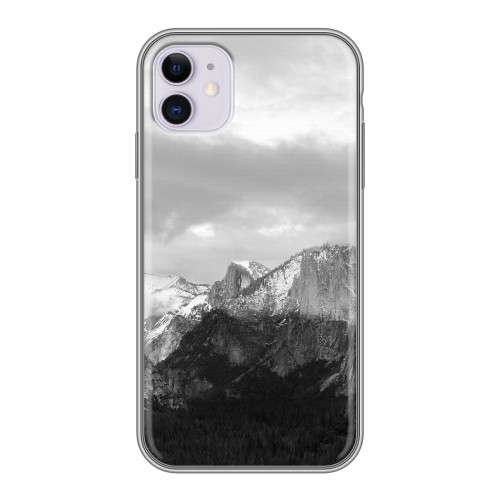 Дизайнерский силиконовый чехол для Iphone 11 горы