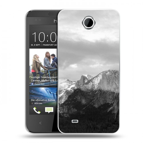 Дизайнерский силиконовый чехол для HTC Desire 300 горы