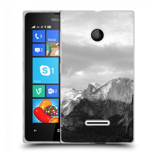 Дизайнерский пластиковый чехол для Microsoft Lumia 435 горы