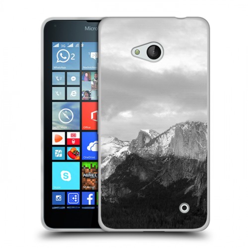 Дизайнерский пластиковый чехол для Microsoft Lumia 640 горы