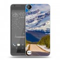 Дизайнерский пластиковый чехол для HTC Desire 530 горы