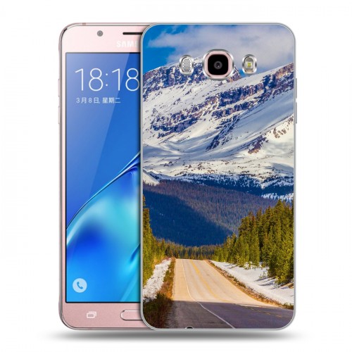 Дизайнерский силиконовый с усиленными углами чехол для Samsung Galaxy J5 (2016) горы