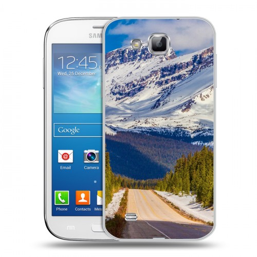 Дизайнерский пластиковый чехол для Samsung Galaxy Premier горы