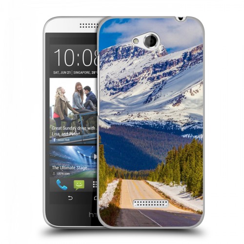 Дизайнерский пластиковый чехол для HTC Desire 616 горы