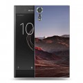 Дизайнерский пластиковый чехол для Sony Xperia XZs горы