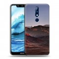 Дизайнерский пластиковый чехол для Nokia 5.1 Plus горы