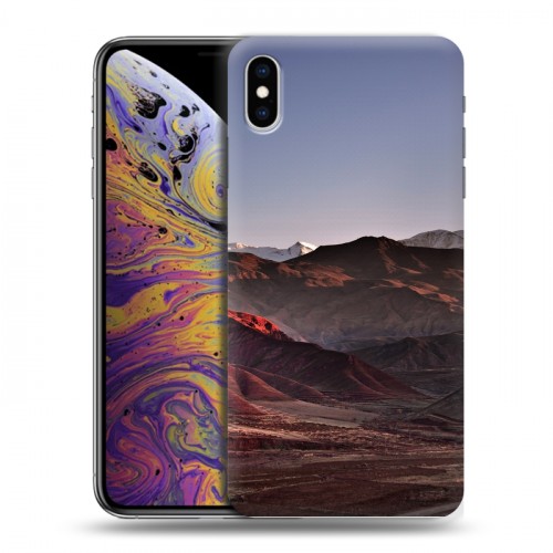 Дизайнерский силиконовый чехол для Iphone Xs Max горы