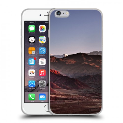 Дизайнерский силиконовый чехол для Iphone 6 Plus/6s Plus горы