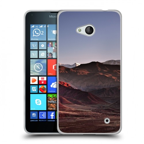 Дизайнерский пластиковый чехол для Microsoft Lumia 640 горы